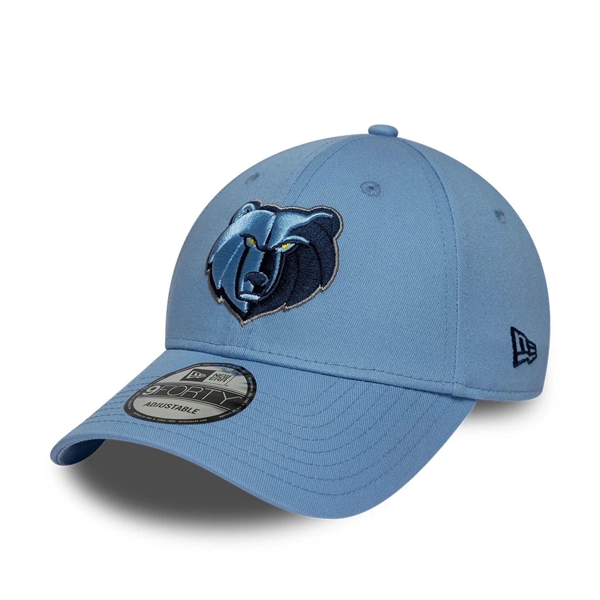 Pictured is this Grizzlies NBA London Game 2026 Pastel Blue 9FORTY Adjustable cap. 3