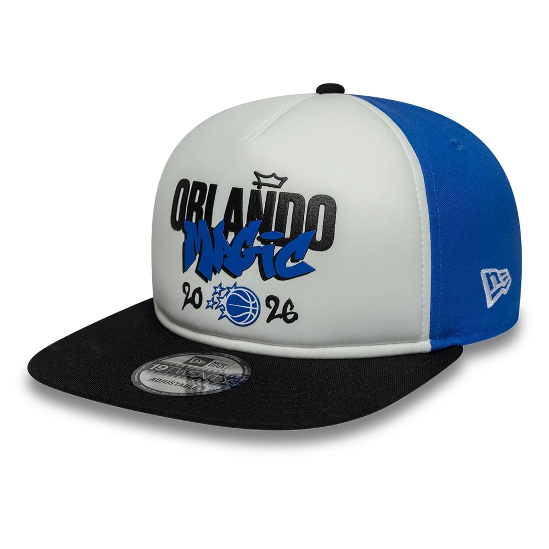 Pictured is this Orlando Magic NBA London Game 2026 Blue 19TWENTY Adjustable cap. 4