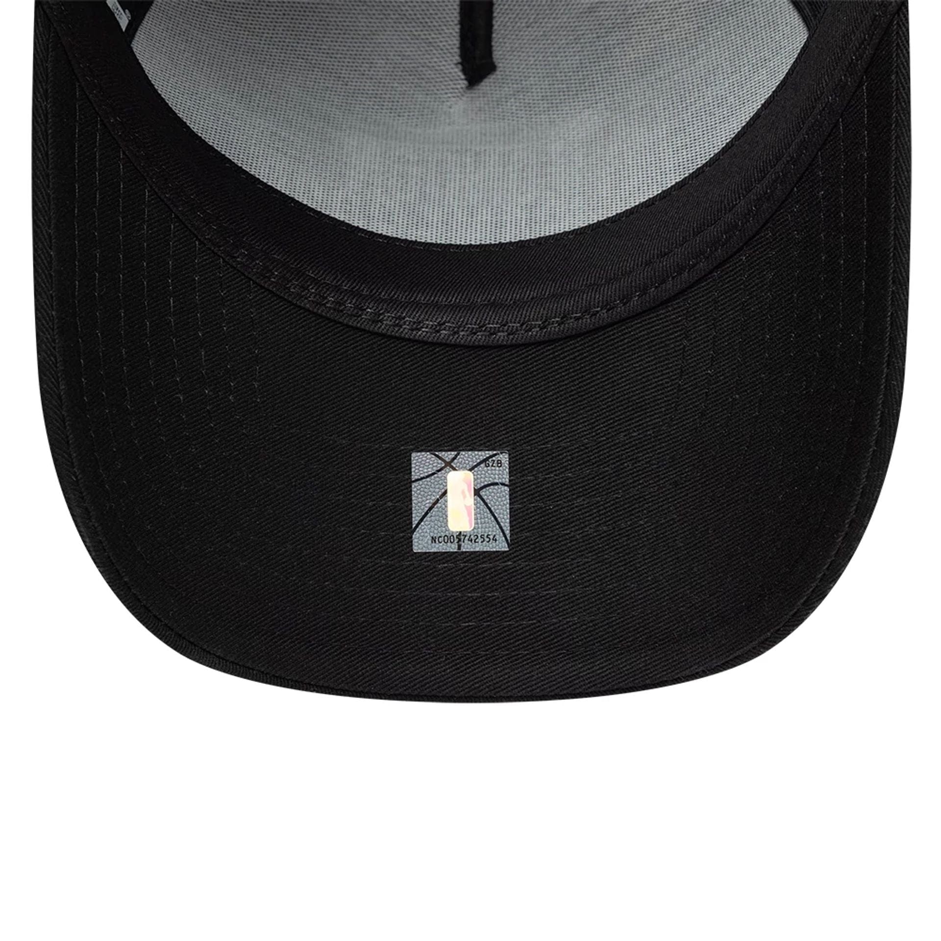 Pictured is this NBA Logo NBA London Game 2026 Black 9FORTY A-Frame Adjustable cap. 7