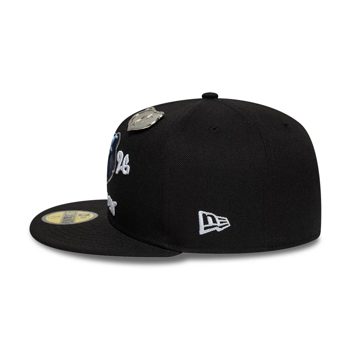 Pictured is this Memphis Grizzlies NBA London Game 2026 Black 59FIFTY Fitted cap. 6