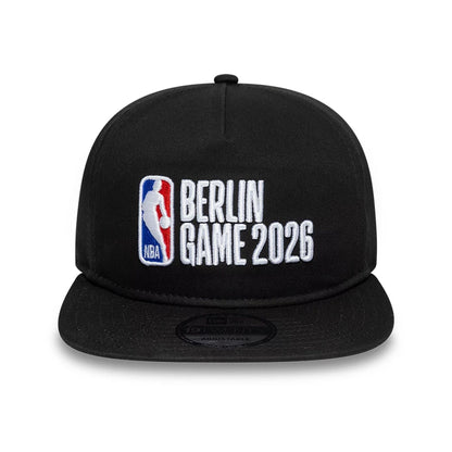 Pictured is this NBA Logo NBA Berlin Game 2026 Black 19TWENTY Adjustable cap. 2