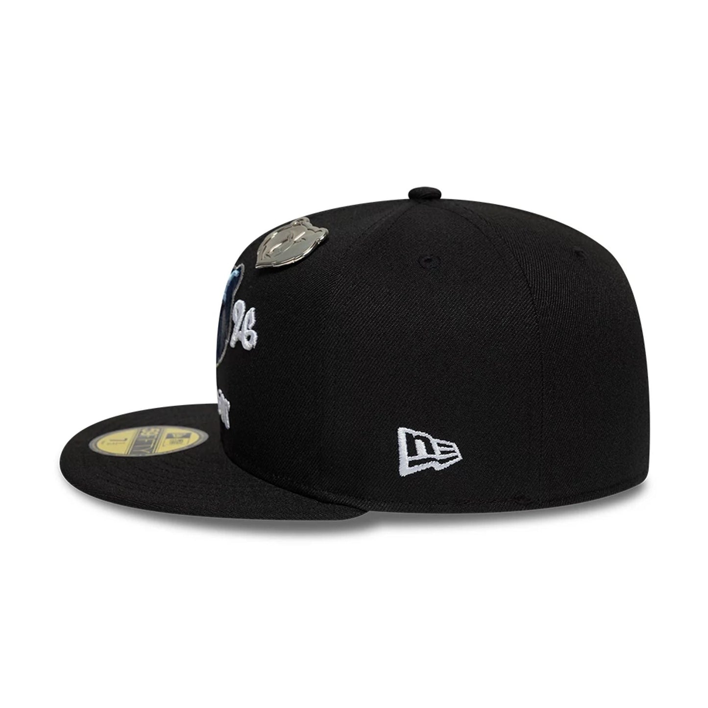 Pictured is this Memphis Grizzlies NBA Berlin Game 2026 Black 59FIFTY Fitted cap. 5