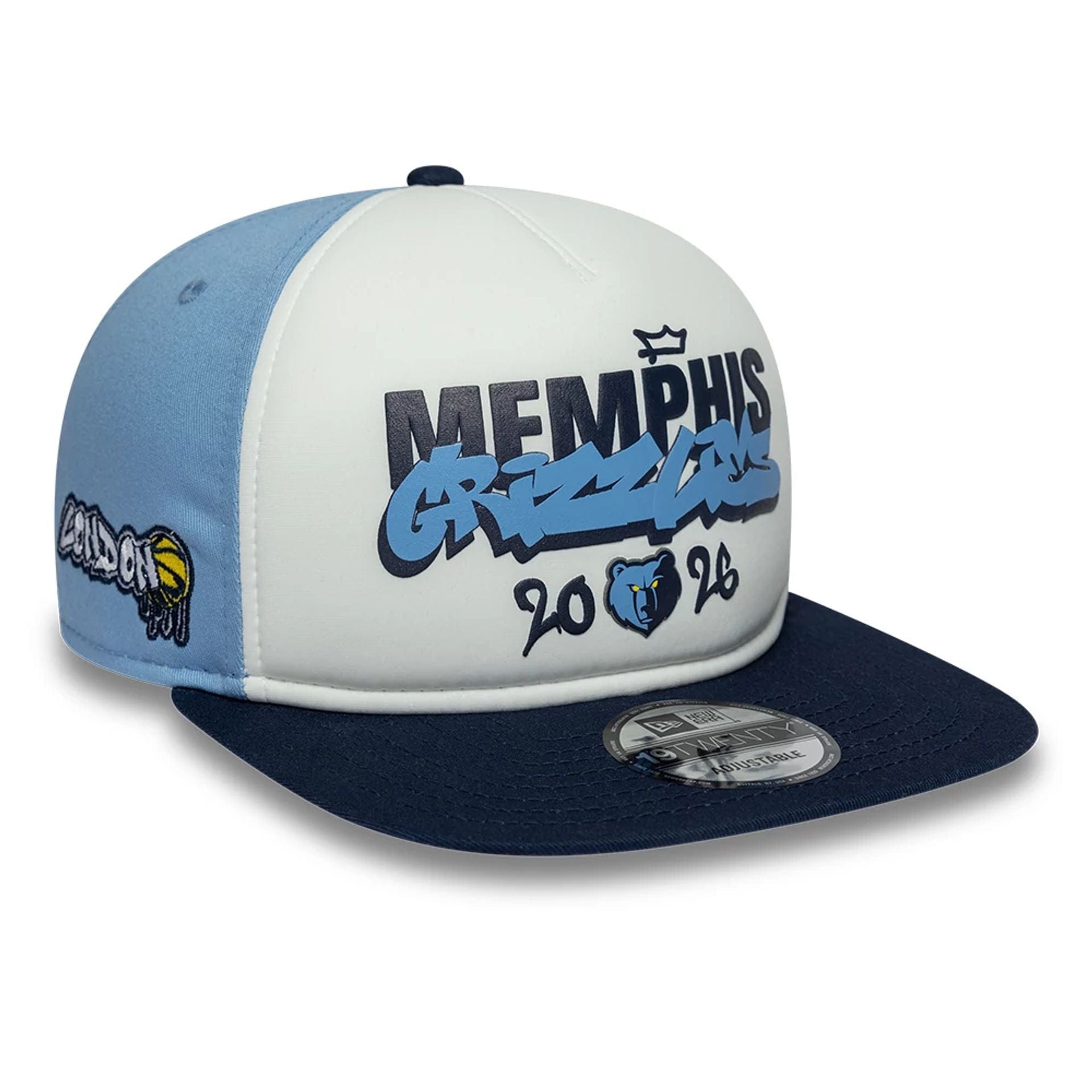 NBA London Game 2026 Memphis Grizzlies Pastel Blue 19TWENTY Cap