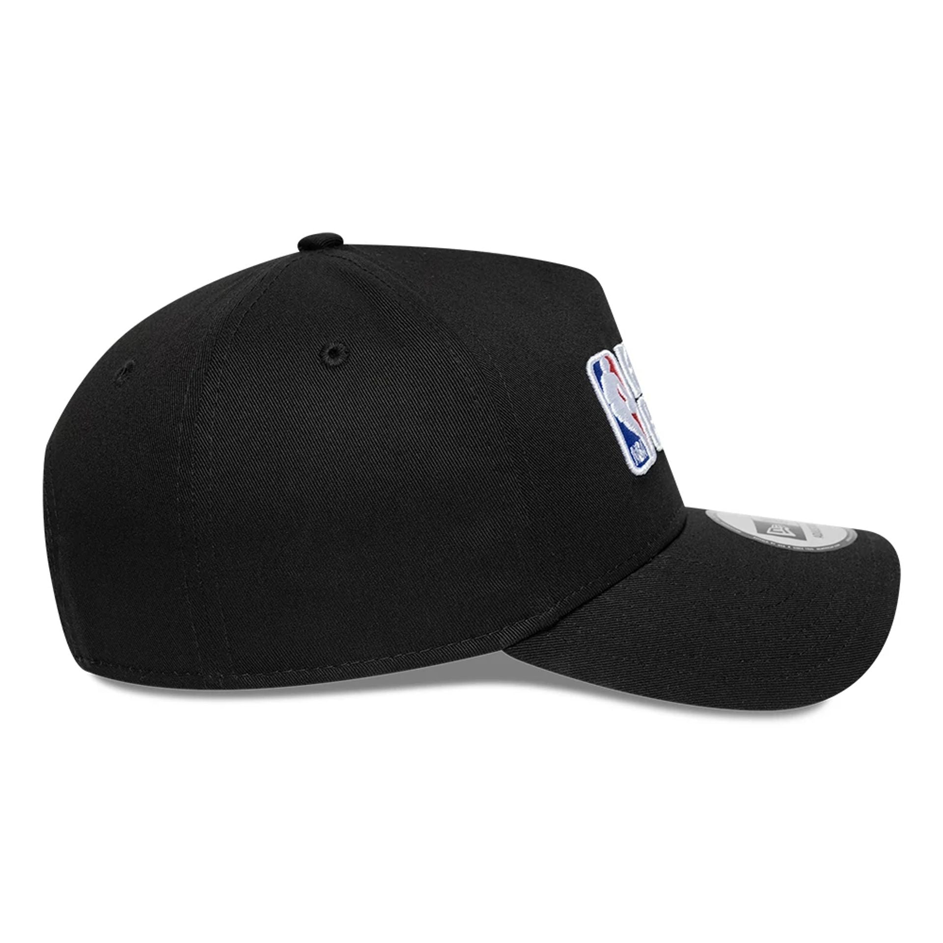Pictured is this NBA Logo NBA Berlin Game 2026 Black 9FORTY A-Frame Adjustable cap. 5
