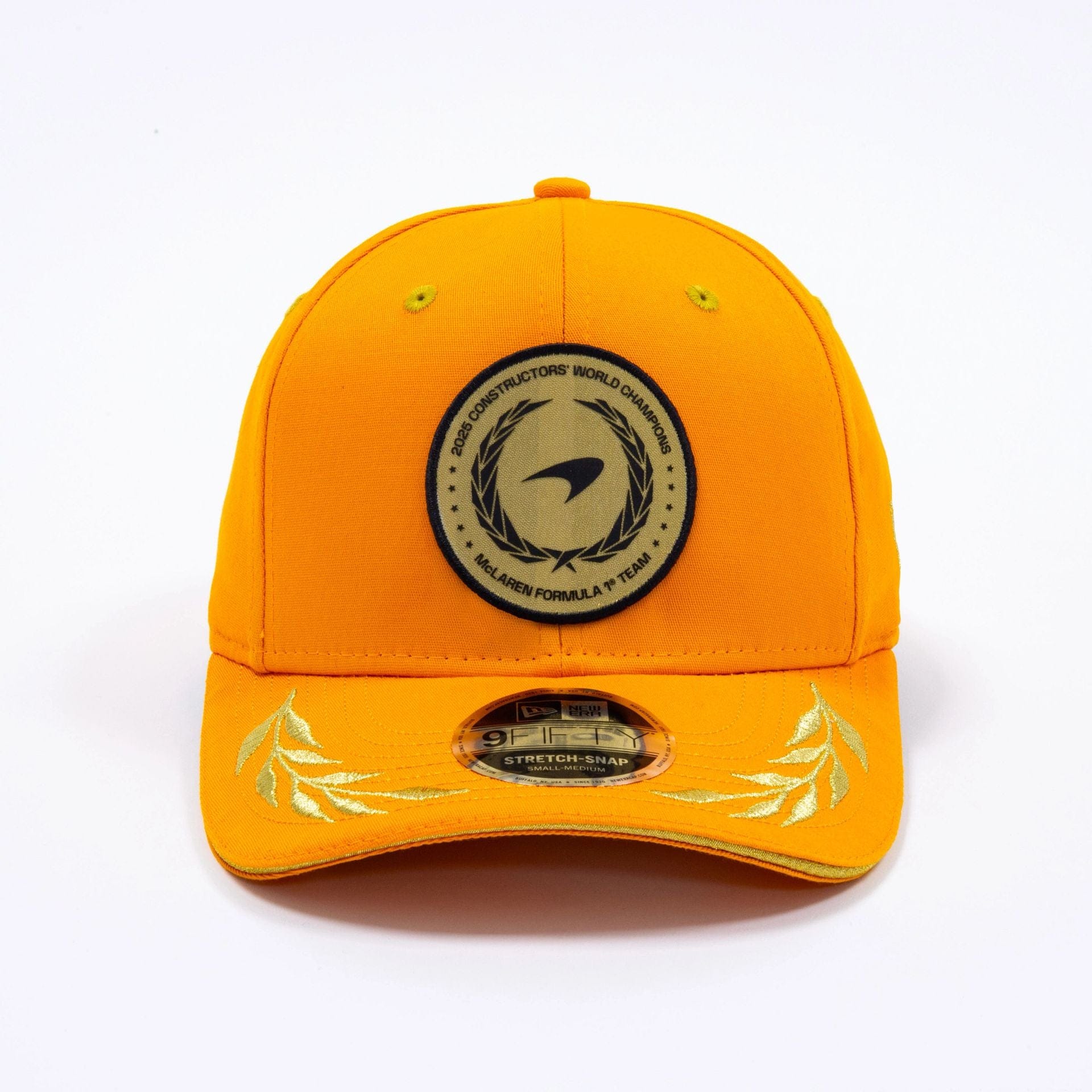 Gorra McLaren Racing Champions 2025 9FIFTY Stretch Snap Naranja 2