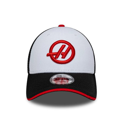 Pictured is this Summer League TGR Haas F1 9FORTY cap in black. 2