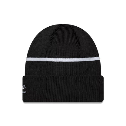 Pictured is this Team TGR Haas F1 Cuff Knit Beanie hat in black. 2