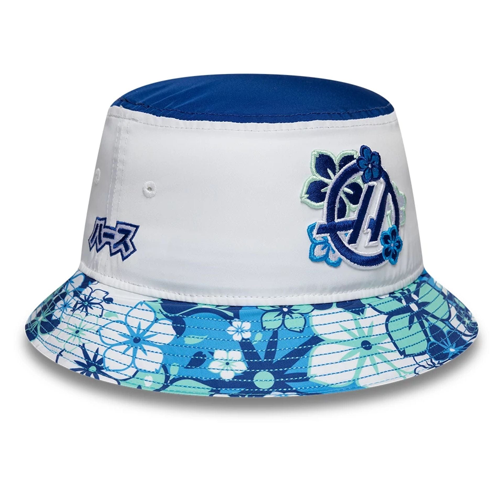 Pictured is this Japan Race Special TGR Haas F1 Bucket hat in white. 1