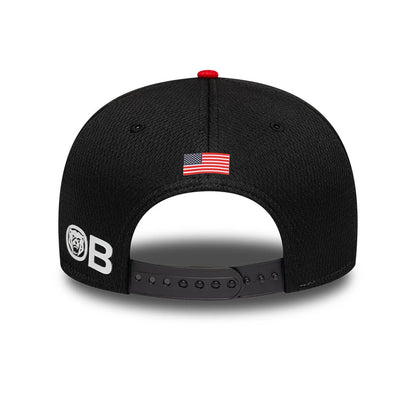 Pictured is this Oliver Bearman TGR Haas F1 9SEVENTY Stretch Snap cap in black. 2