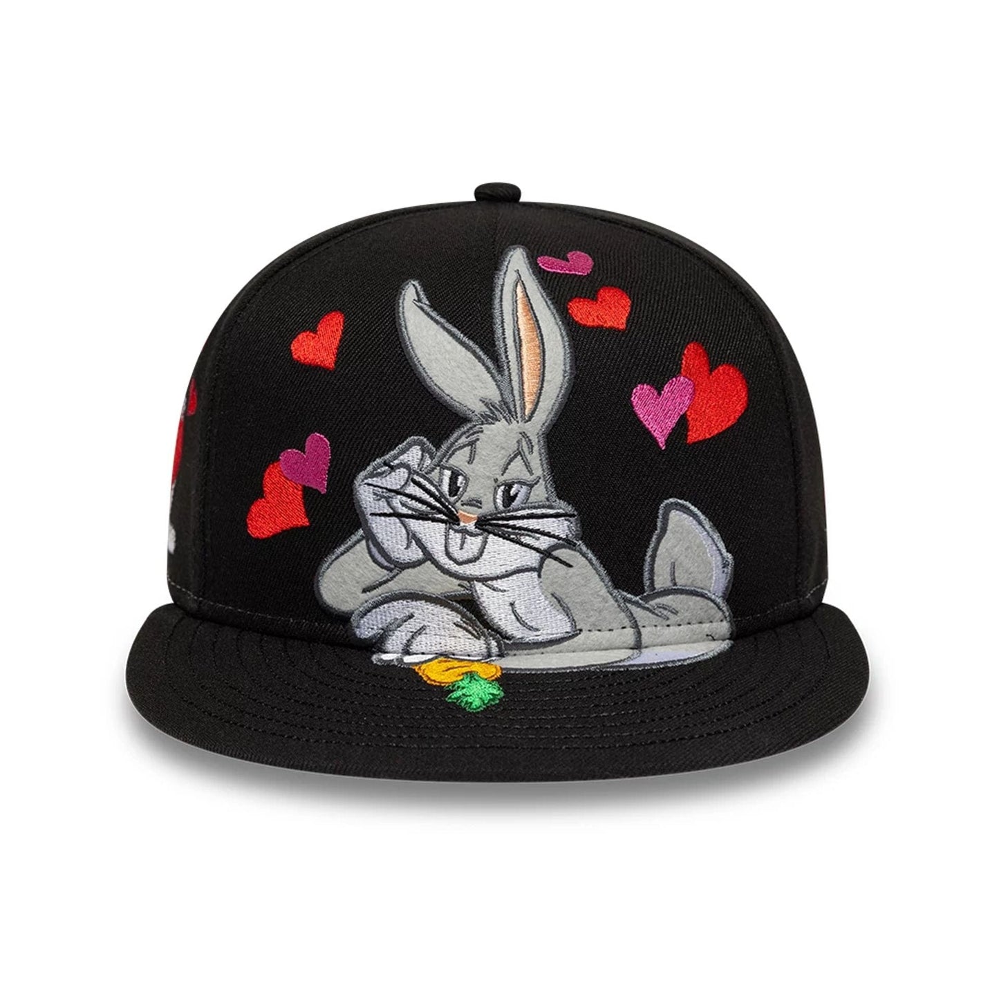Pictured is this Heart Bugs Bunny 59FIFTY Fitted cap in black. 4