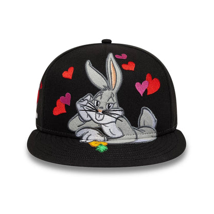 Pictured is this Heart Bugs Bunny 59FIFTY Fitted cap in black. 4