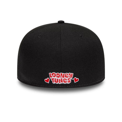 Pictured is this Heart Bugs Bunny 59FIFTY Fitted cap in black. 2