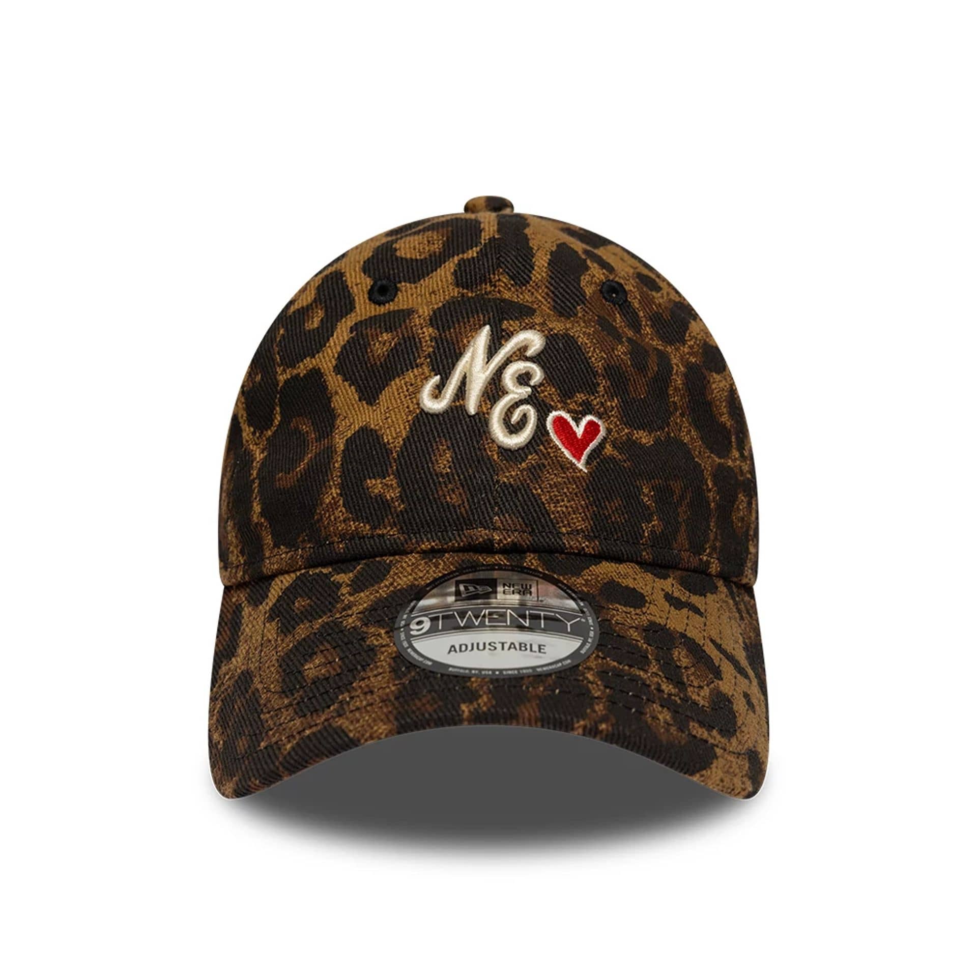 New Era Leopard Heart Brown 9TWENTY Cap | NEC EU