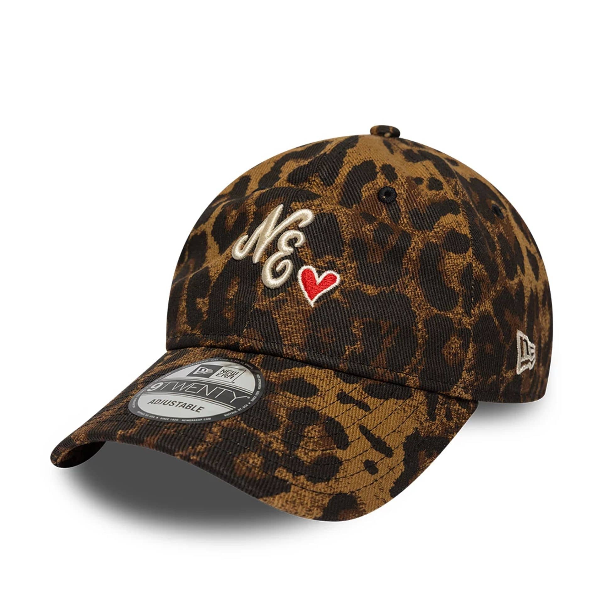 New Era Leopard Heart Brown 9TWENTY Cap | NEC EU