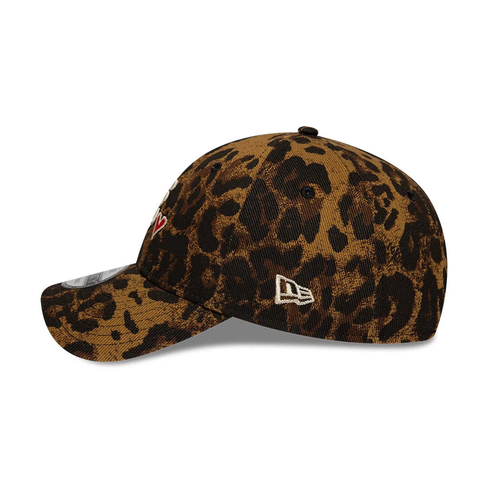 New Era Leopard Heart Brown 9TWENTY Cap | NEC EU