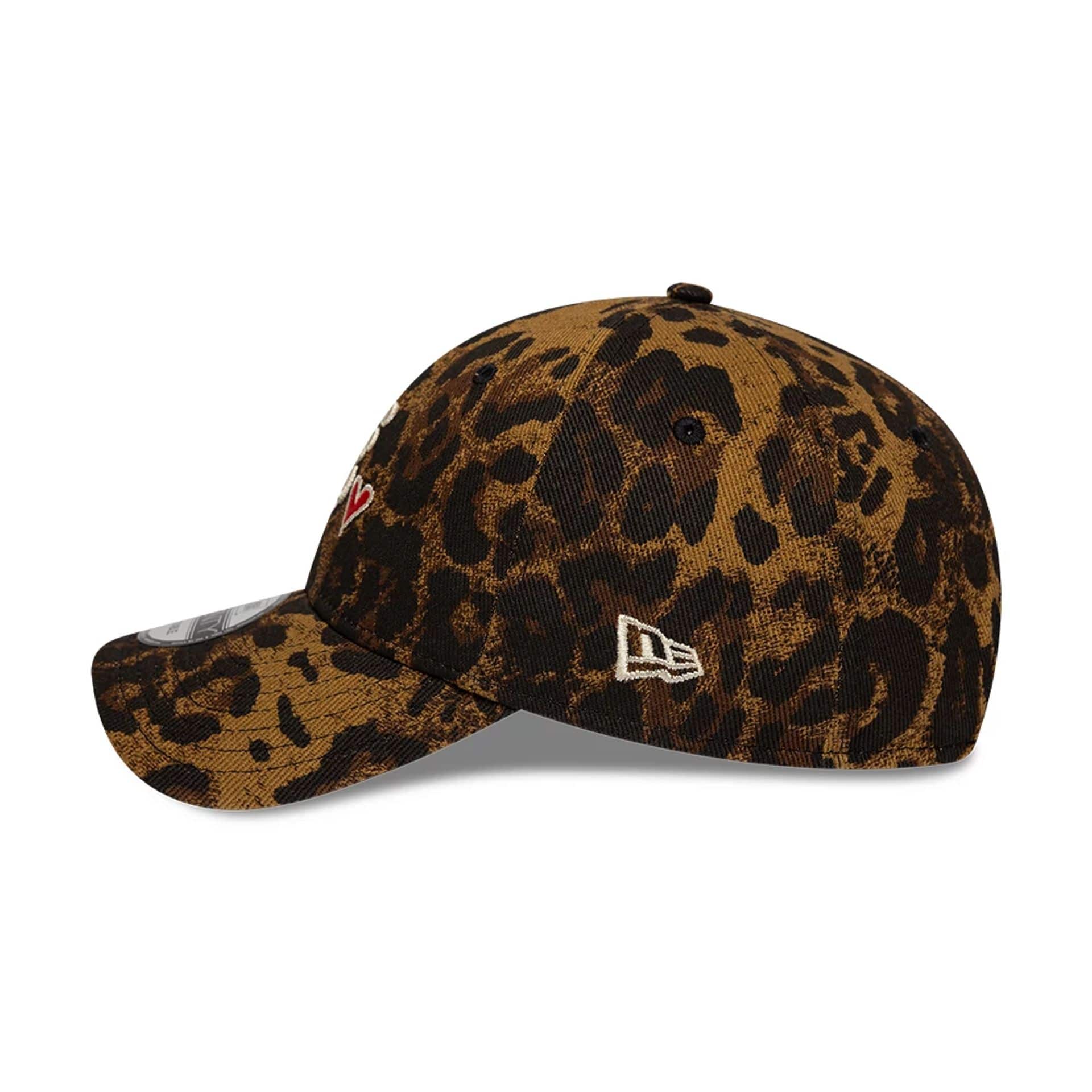 New Era Leopard Heart Brown 9TWENTY Cap | NEC EU
