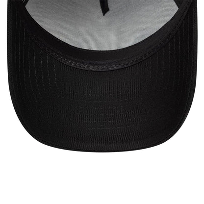 Pictured is this New Era Cherub 9FORTY A-Frame cap in black. 7