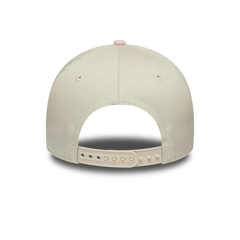 Pictured is this MLB Cherub New York Yankees 9FORTY A-Frame cap in cream & pink. 6