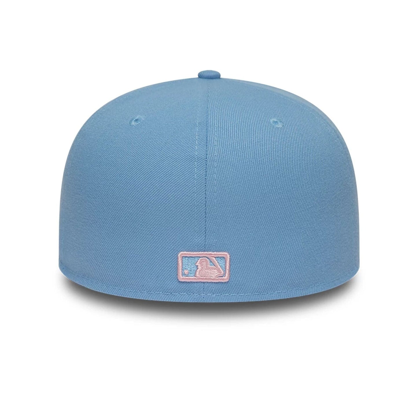 Pictured is this MLB Cherub New York Yankees 59FIFTY Fitted cap in pastel blue. 5