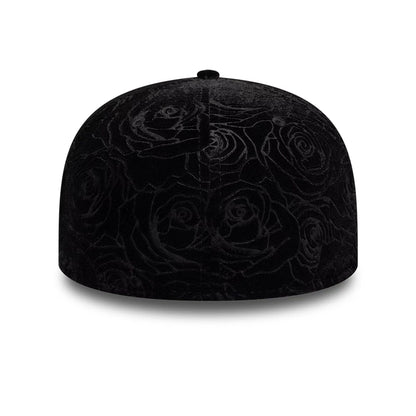 Pictured is this New Era Floral Velour 59FIFTY Fitted cap in black. 6