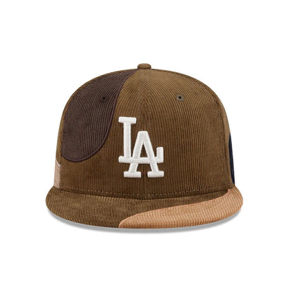 Pictured is this MLB Patch Cord LA Dodgers 59FIFTY Fitted cap in Multi. 3