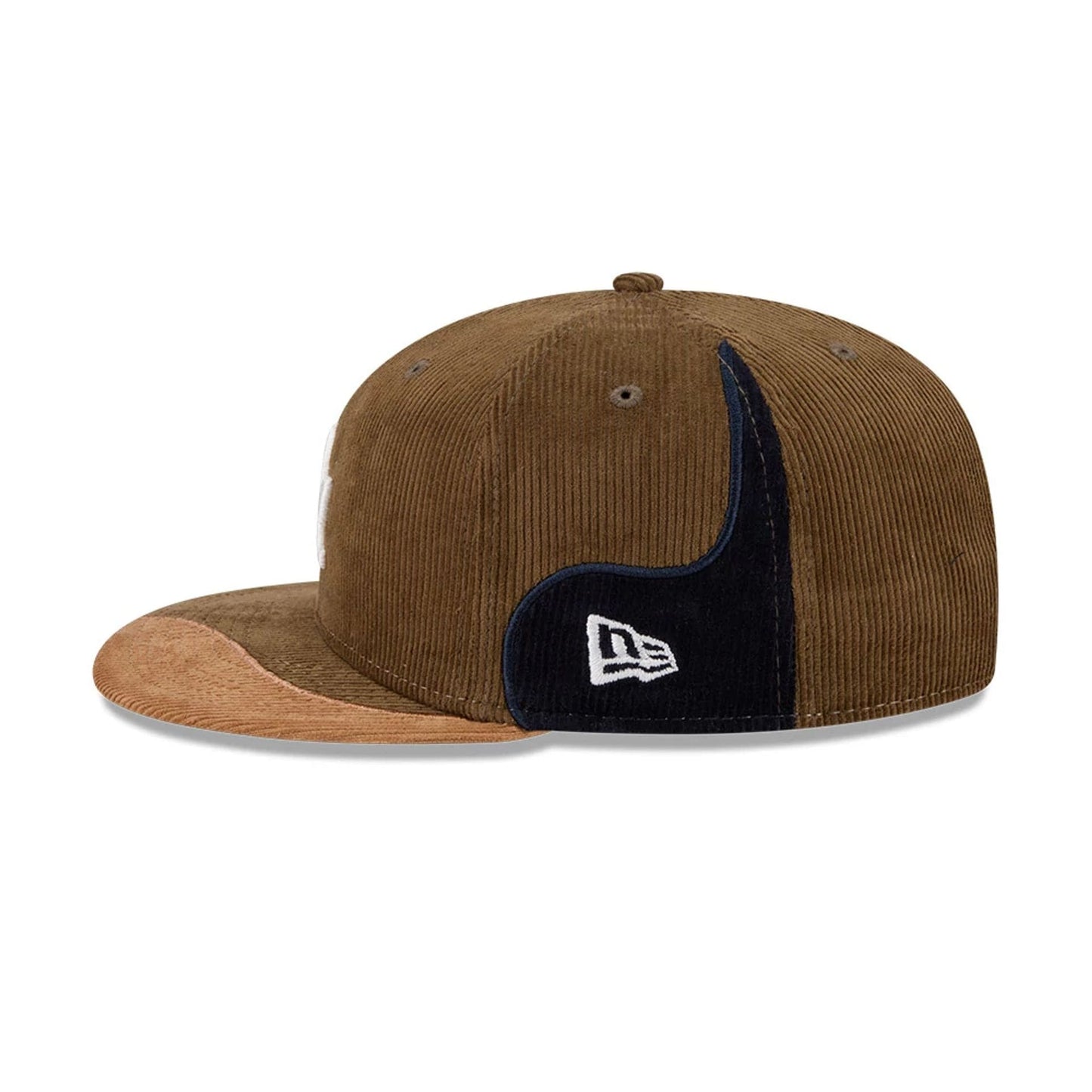 Pictured is this MLB Patch Cord LA Dodgers 59FIFTY Fitted cap in Multi. 5