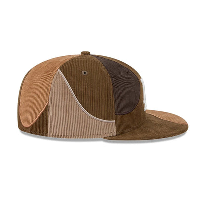 Pictured is this MLB Patch Cord LA Dodgers 59FIFTY Fitted cap in Multi. 6