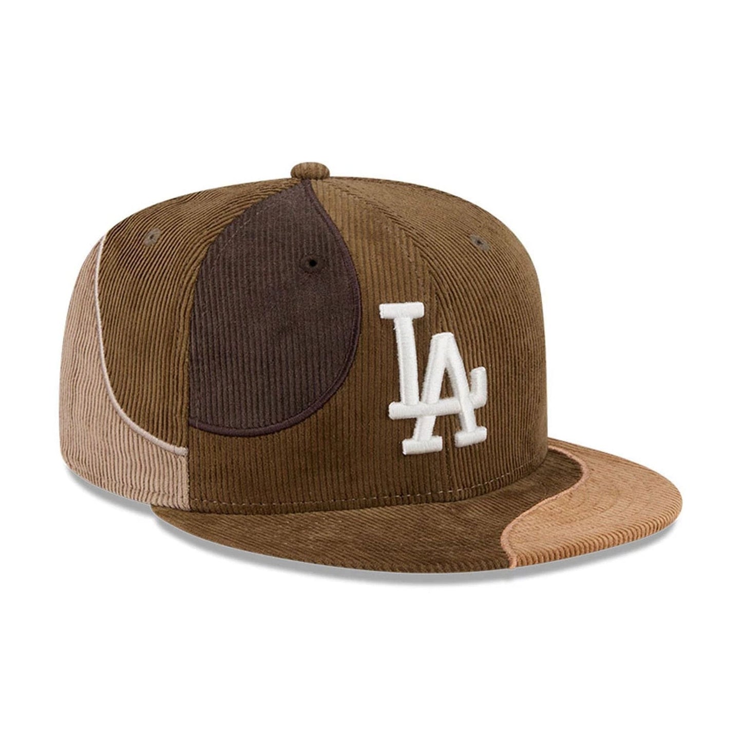 Pictured is this MLB Patch Cord LA Dodgers 59FIFTY Fitted cap in Multi. 4