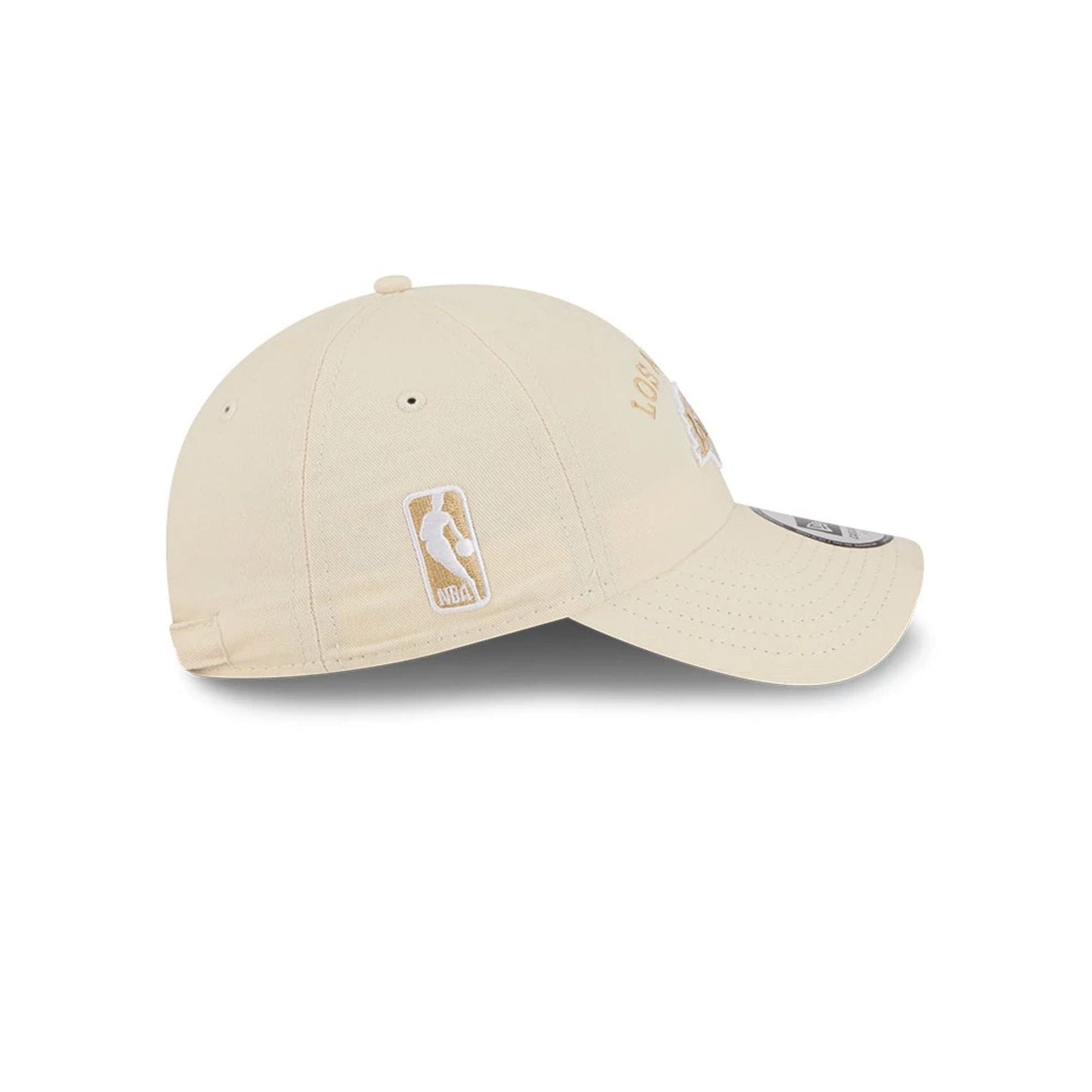 Pictured is this NBA Team Logo LA Lakers Casual Classic cap in beige. 6