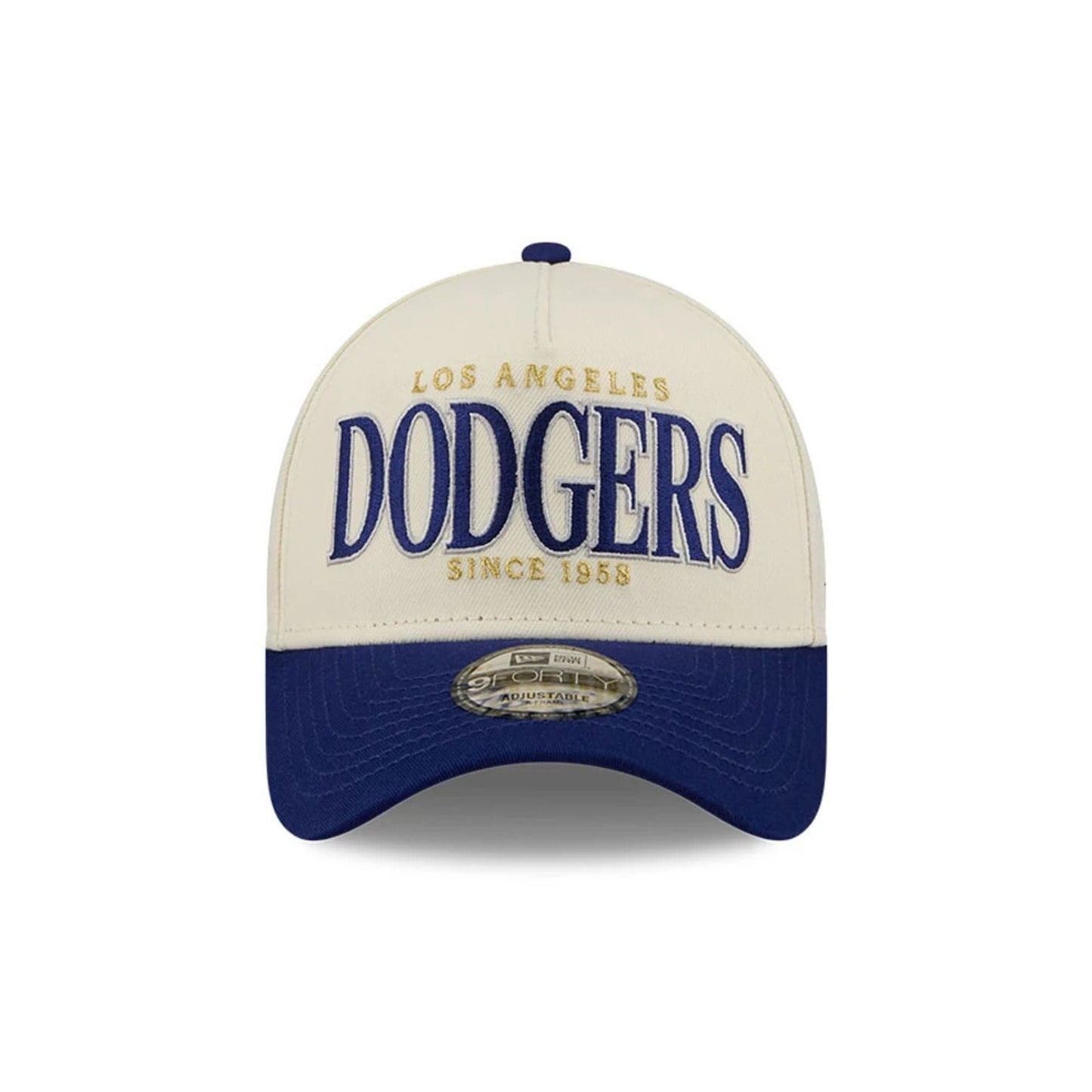 Pictured is this MLB Opening Day LA Dodgers 9FORTY A-Frame cap in Cream . 3
