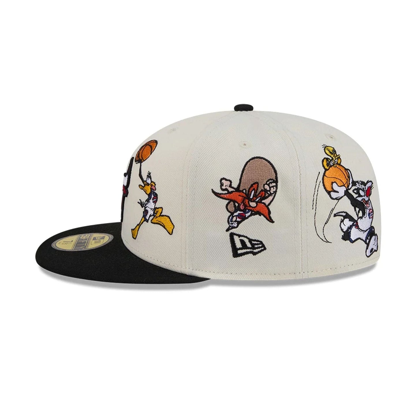 Pictured is this Space Jam Tune Squad Chicago Bulls 59FIFTY Fitted cap in White. 6