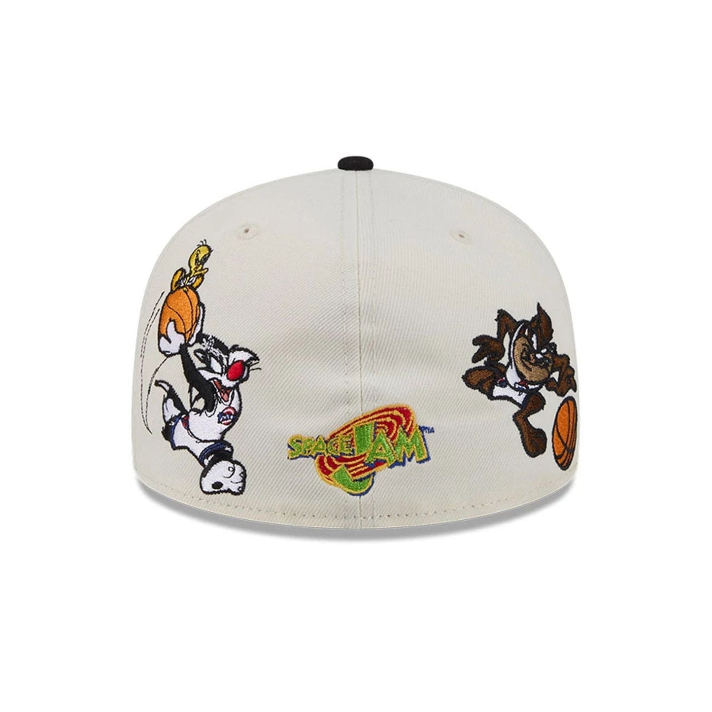Pictured is this Space Jam Tune Squad Chicago Bulls 59FIFTY Fitted cap in White. 5