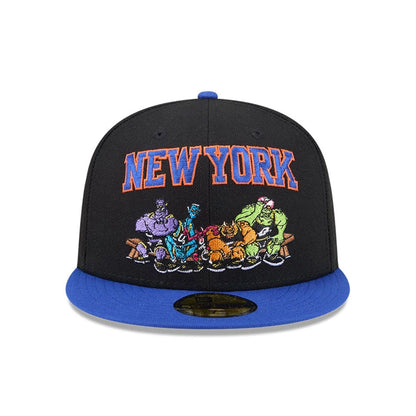 Pictured is this Space Jam Monstars New York Knicks 59FIFTY Fitted cap in black. 3