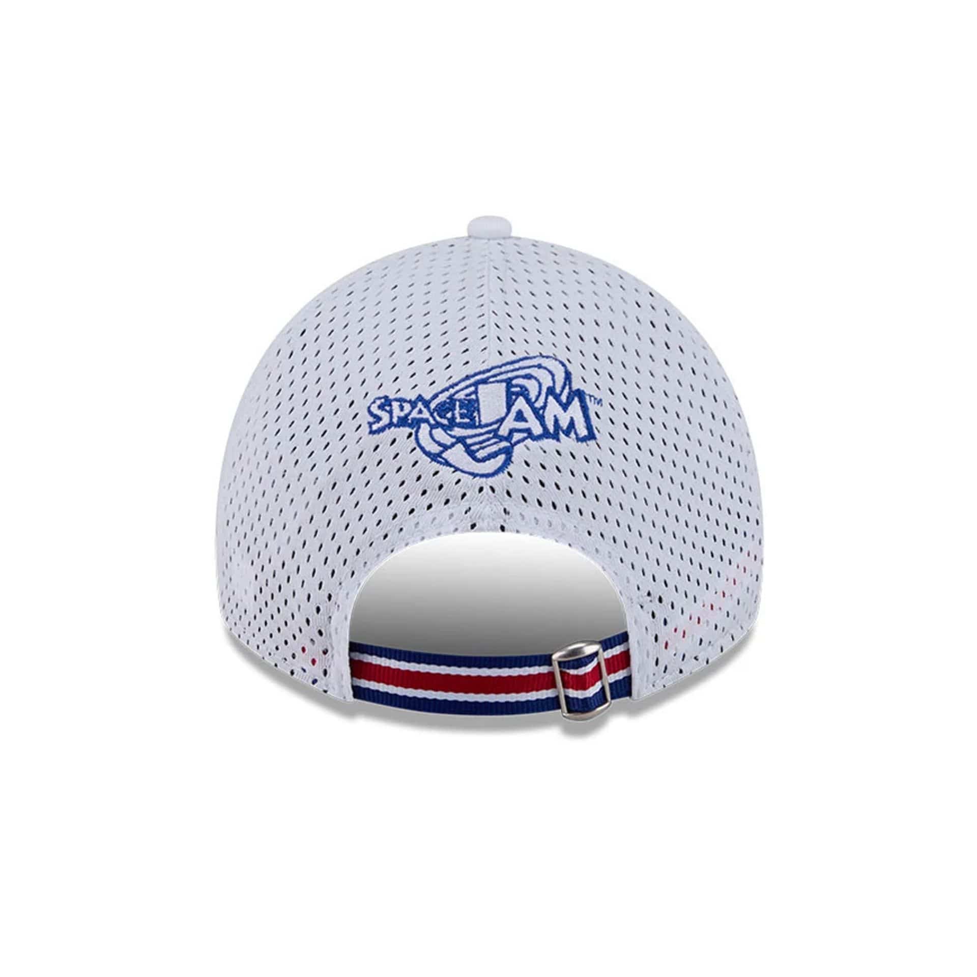 Pictured is this Space Jam Tune Squad 9TWENTY A-Frame cap in white. 2