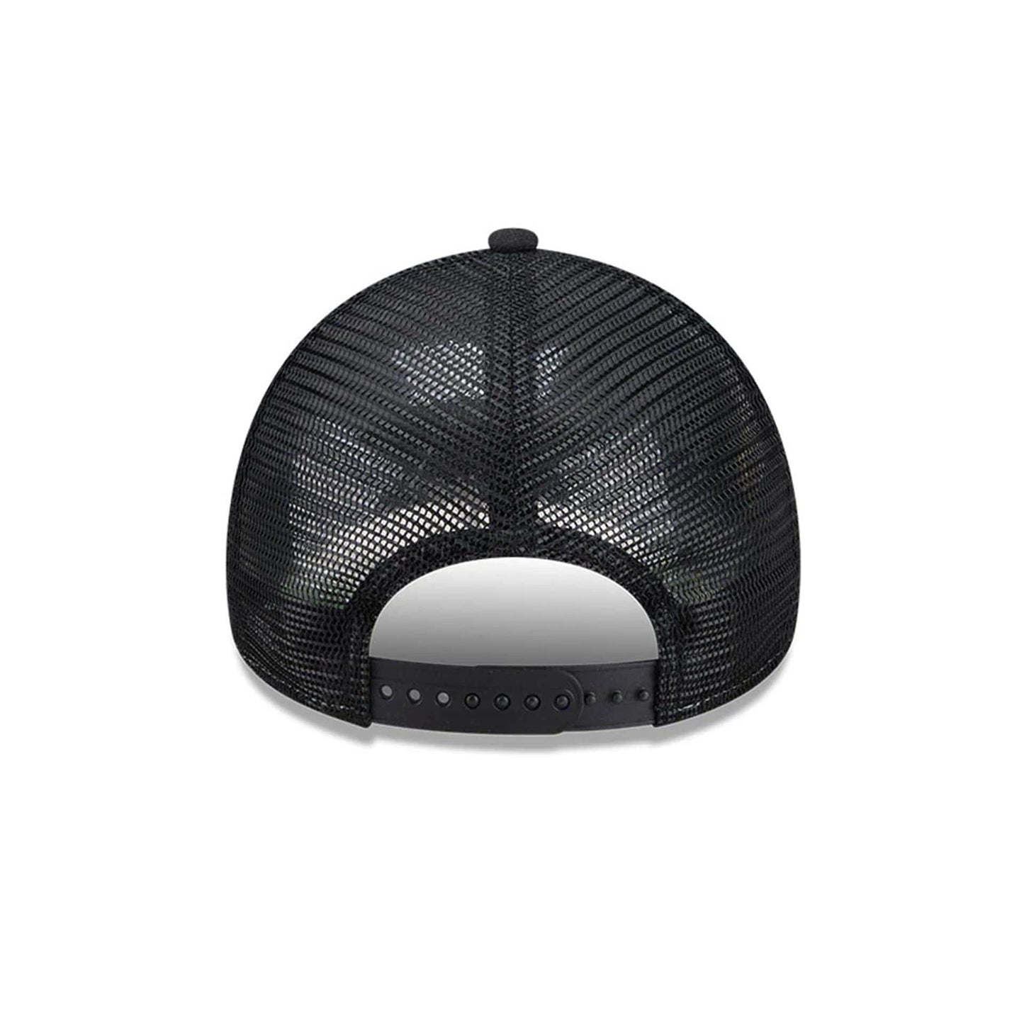 Pictured is this Space Jam Rivalry 9FORTY A-Frame Trucker cap in black. 7
