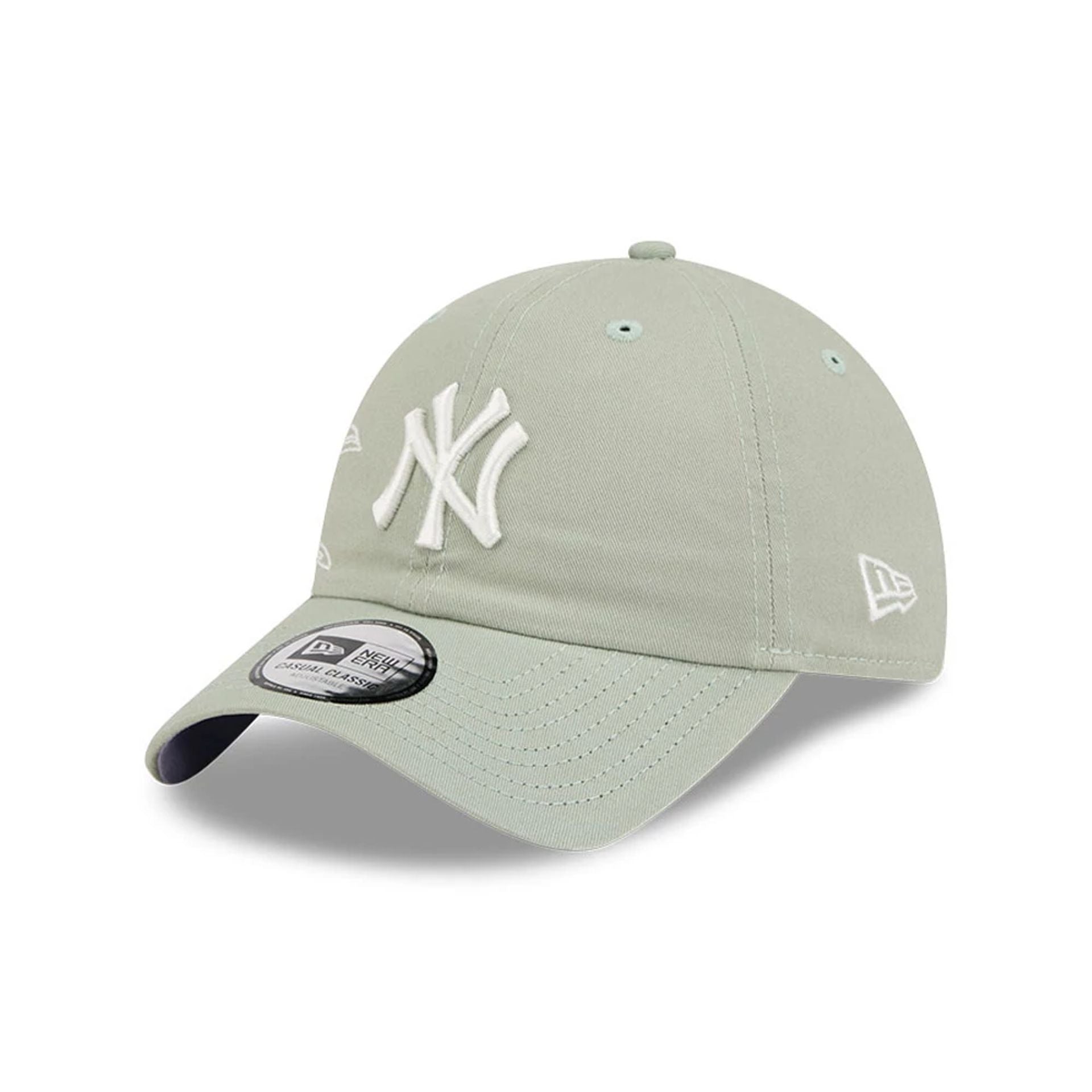 Pictured is this MLB Stitched Flowers New York Yankees Casual Classic cap in pastel green. 4