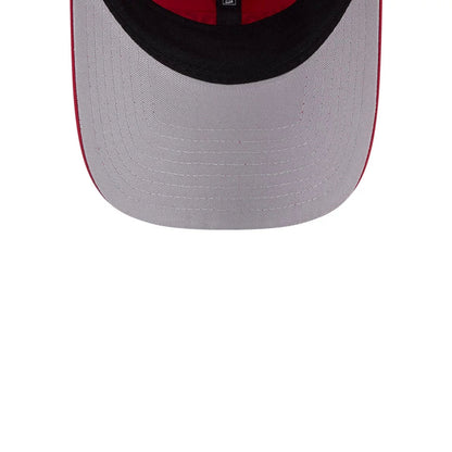 Pictured is this Womens DC Wonder Woman Open Back cap in dark red. 3