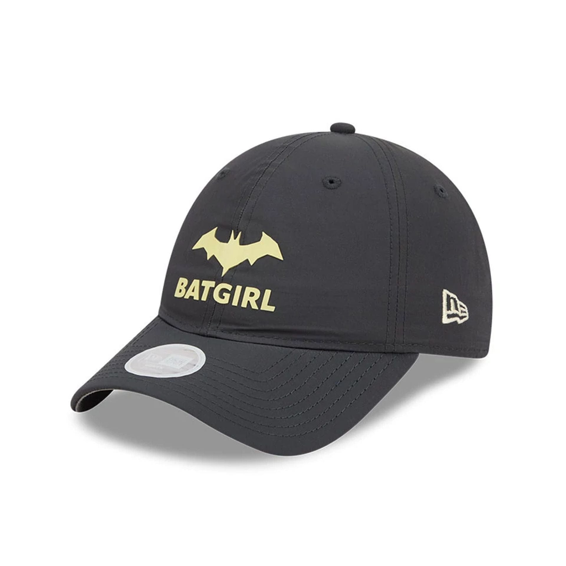 Pictured is this Womens DC Batgirl Open Back cap in charcoal. 1