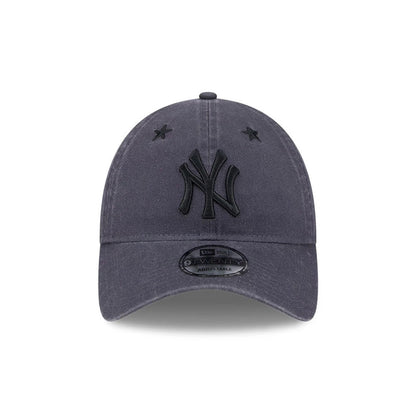 Pictured is this MLB Starry Eyelet New York Yankees 9TWENTY cap in black. 2