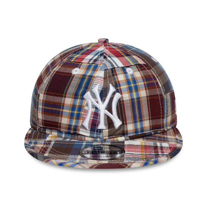 Pictured is this MLB Madras Plaid New York Yankees 9TWENTY cap in Multi. 2