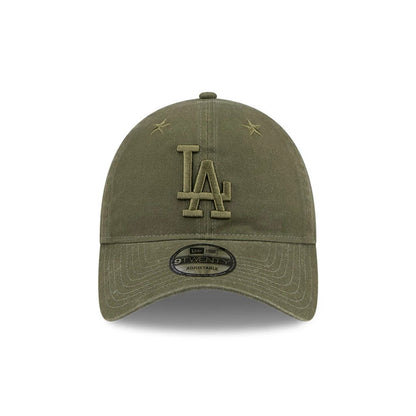 Pictured is this MLB Starry Eyelet LA Dodgers 9TWENTY cap in green. 2