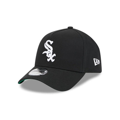 Pictured is this MLB Cooperstown Anniversary Chicago White Sox 9FORTY A-Frame cap in black. 4