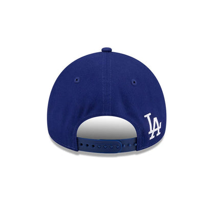 Pictured is this MLB Calligraphy LA Dodgers 9FORTY A-Frame cap in dark blue. 7