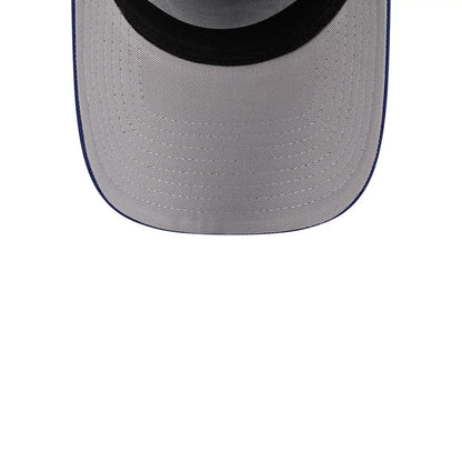 Pictured is this MLB Calligraphy LA Dodgers 9FORTY A-Frame cap in dark blue. 2