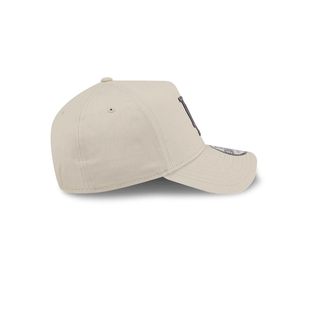 Pictured is this MLB Concrete LA Dodgers 9FORTY A-Frame cap in Stone. 7