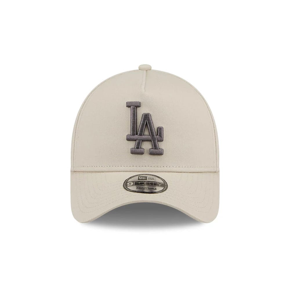 Pictured is this MLB Concrete LA Dodgers 9FORTY A-Frame cap in Stone. 3