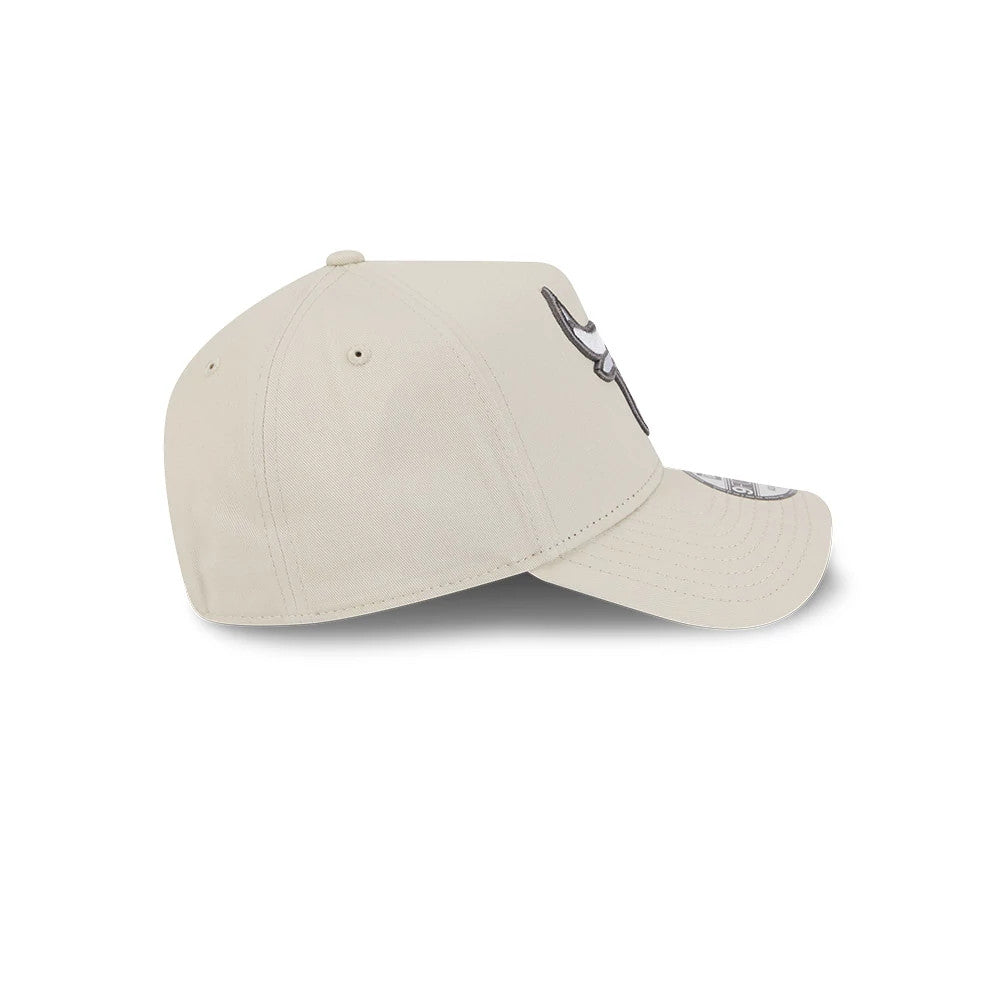 Pictured is this NBA Concrete Chicago Bulls 9FORTY A-Frame cap in Stone. 6