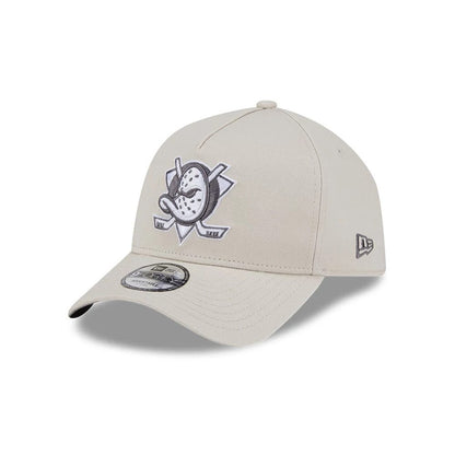 Pictured is this NHL Concrete Anaheim Ducks 9FORTY A-Frame cap in Stone. 1
