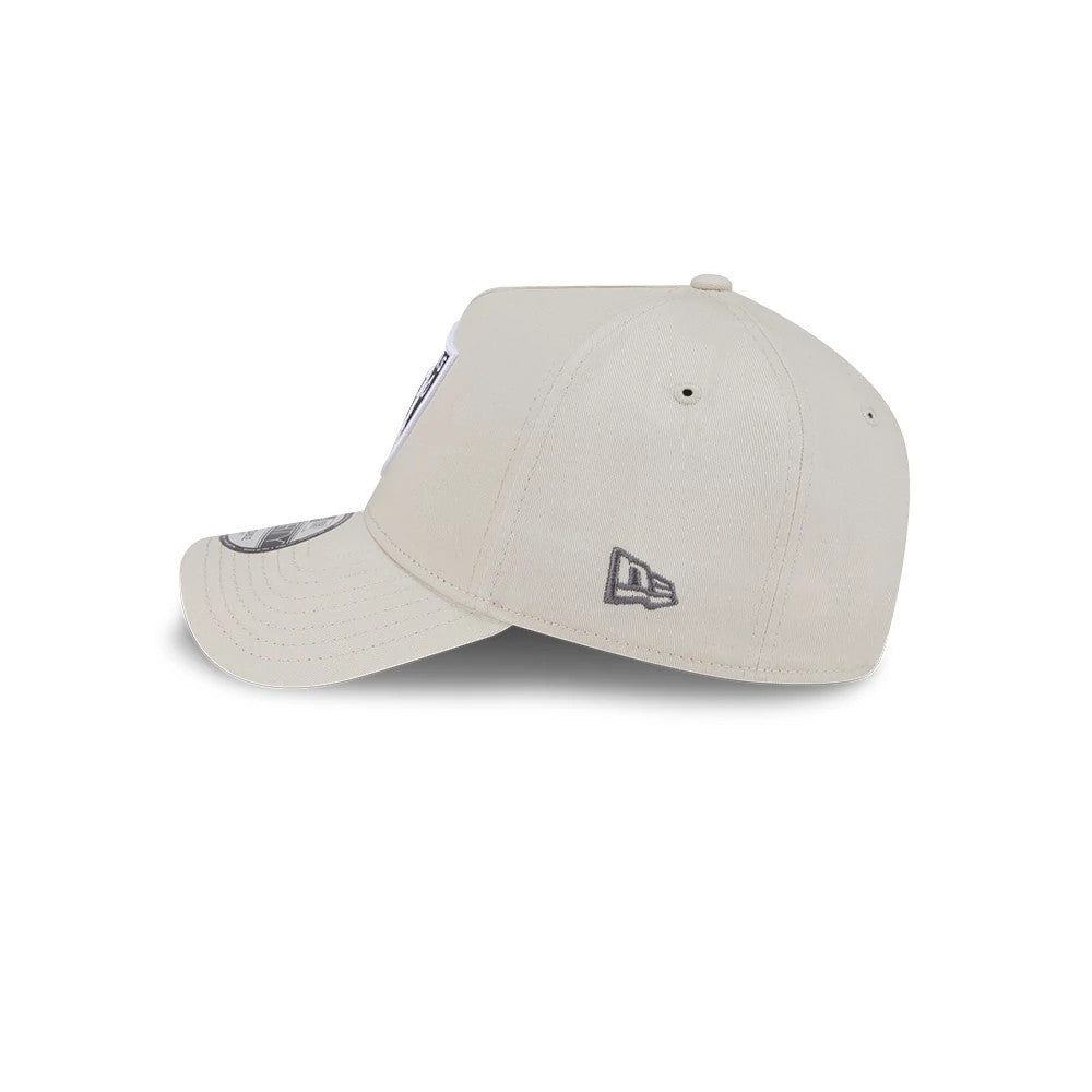 Pictured is this NFL Concrete Las Vegas Raiders 9FORTY A-Frame cap in Stone. 5