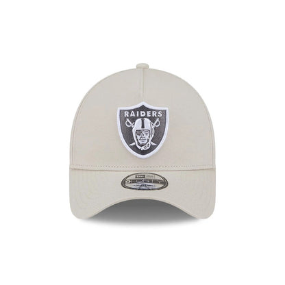 Pictured is this NFL Concrete Las Vegas Raiders 9FORTY A-Frame cap in Stone. 3